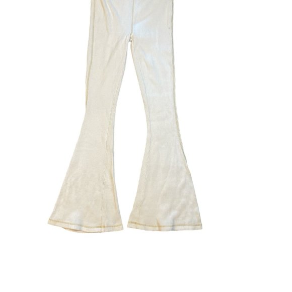 NWT Urban Outfitters Out from under Waffle knit flare pants - Picture 3 of 3
